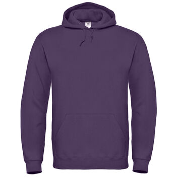 B&C ID.003 Cotton Rich Hooded Sweatshirt Radiant Purple