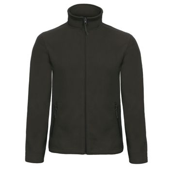 B&amp;C ID.501 Men's Micro Fleece Full Zip Black
