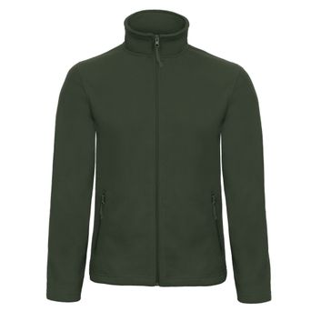 B&amp;C ID.501 Men's Micro Fleece Full Zip Forest Green