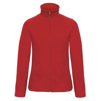 B&amp;C ID.501 Women's Micro Fleece Full Zip Red
