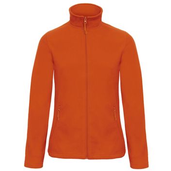 B&amp;C ID.501 Women's Micro Fleece Full Zip Pumpkin Orange