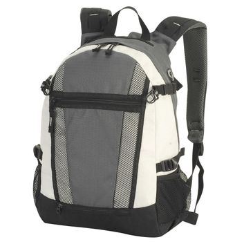 Shugon Indiana Student/Sports Backpack Dark Grey/Off White