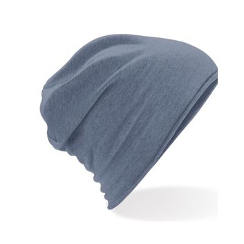 Beechfield  Jersey Beanie Denim Blue