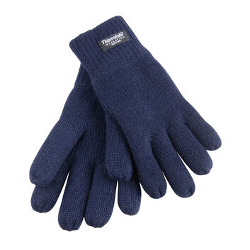 Result Winter Essentials Junior Classic Lined Thinsulate Gloves Navy Blue