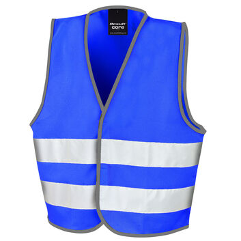 Result Safeguard Junior Enhanced Visibility Vest Royal Blue