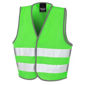 Result Safeguard Junior Enhanced Visibility Vest Lime