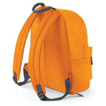 Bagbase Junior Fashion Backpack Orange/Graphite Grey