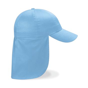 Beechfield  Junior Legionnaire Style Cap Sky Blue