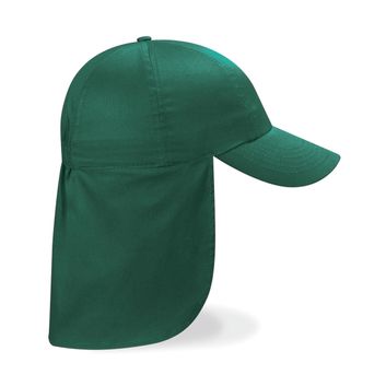 Beechfield  Junior Legionnaire Style Cap Bottle Green