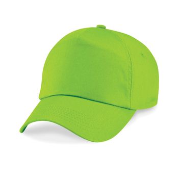 Beechfield  Junior Original 5 Panel Cap Lime