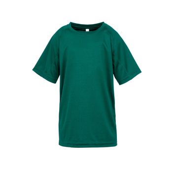 Spiro Impact Junior Performance Aircool Tee Bottle Green