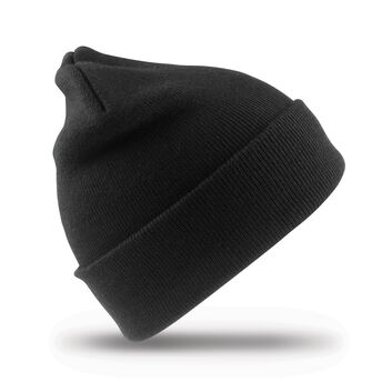 Result Winter Essentials Junior Woolly Ski Hat Black
