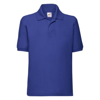 Fruit Of The Loom Kid's 65/35 Polo Royal