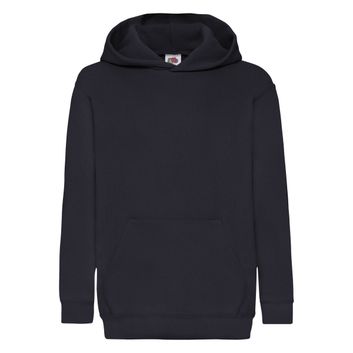Fruit Of The Loom Kid's Classic Hooded Sweat Deep Navy