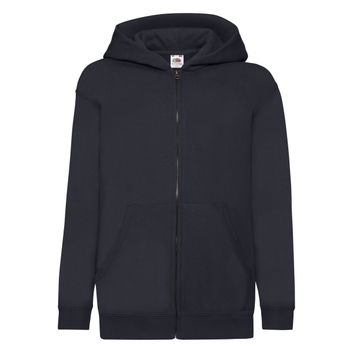 Fruit Of The Loom Kid's Classic Hooded Sweat Jacket Deep Navy