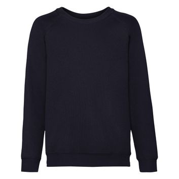 Fruit Of The Loom Kid's Classic Raglan Sweat Deep Navy