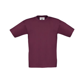 B&C Kid's Exact 150 T-Shirt Burgundy