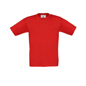B&C Kid's Exact 150 T-Shirt Red