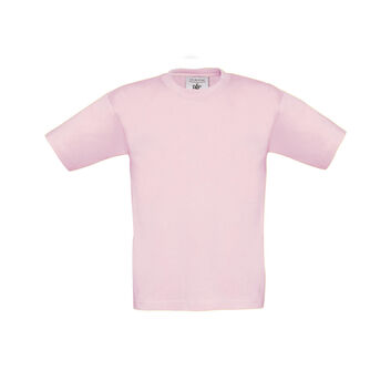 B&C Kid's Exact 190 T-Shirt Pink Sixties