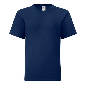 Fruit Of The Loom Kid's Iconic 150 Tee Navy Blue
