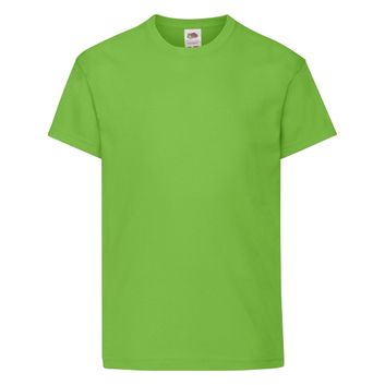 Fruit Of The Loom Kid's Original T Lime