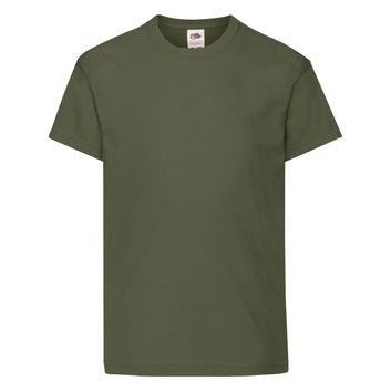 Fruit Of The Loom Kid's Original T Classic Olive