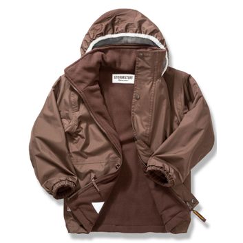 Result Kid's Reversible StormDri 4000 Fleece Jacket Brown