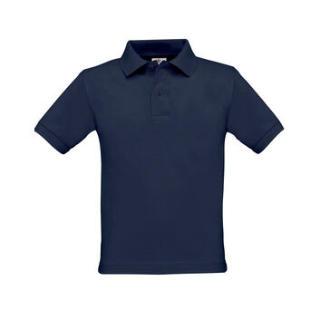 B&C Kid's Safran Polo Shirt Navy Blue