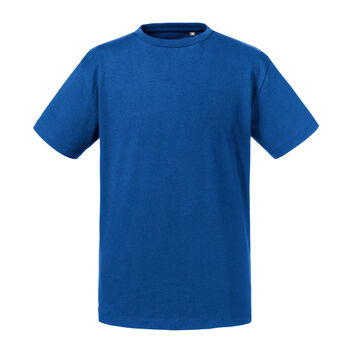 Russell Pure Organic Kid's Tee Bright Royal