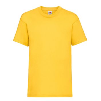 Fruit Of The Loom Kid's Valueweight T-Shirt Yellow
