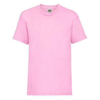 Fruit Of The Loom Kid's Valueweight T-Shirt Light Pink