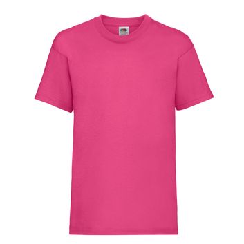 Fruit Of The Loom Kid's Valueweight T-Shirt Fuchsia