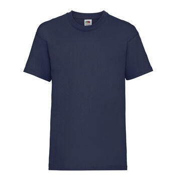 Fruit Of The Loom Kid's Valueweight T-Shirt Deep Navy