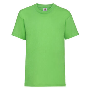 Fruit Of The Loom Kid's Valueweight T-Shirt Lime