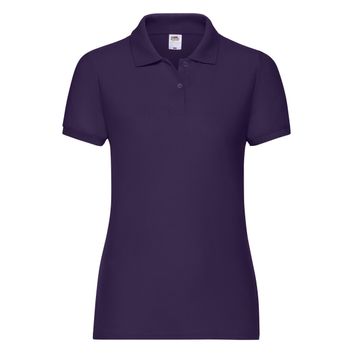 Fruit Of The Loom Ladies' 65/35 Polo Purple