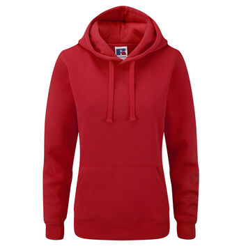Russell Ladies' Authentic Hooded Sweat Classic Red