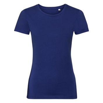 Russell Pure Organic Ladies' Authentic Tee Pure Organic Bright Royal