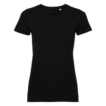 Russell Pure Organic Ladies' Authentic Tee Pure Organic Black
