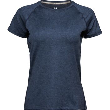 Tee Jays Ladies' CoolDry Tee Navy Melange