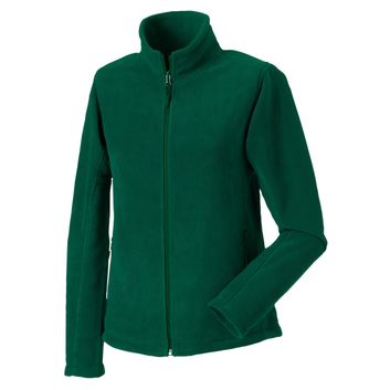 Russell Ladies' Full Zip Outdoor Fleece Bottle Green