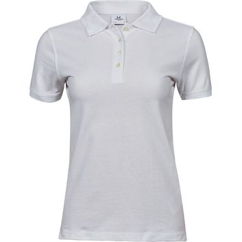 Tee Jays Ladies' Heavy Polo White