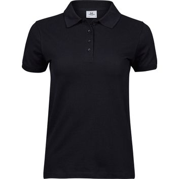Tee Jays Ladies' Heavy Polo Black