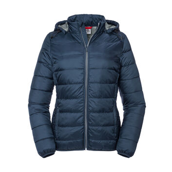 Russell Ladies' Hooded Nano Jacket French Navy