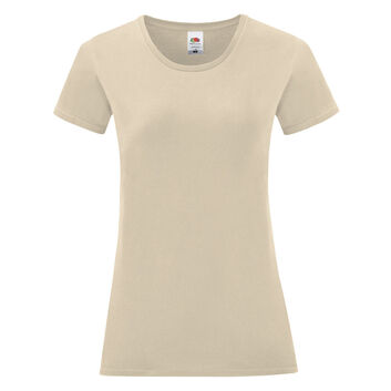 Fruit Of The Loom Ladies' Iconic 150 Tee Natural