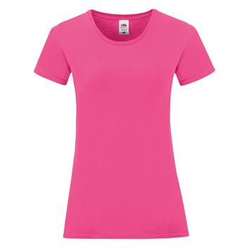 Fruit Of The Loom Ladies' Iconic 150 Tee Fuchsia
