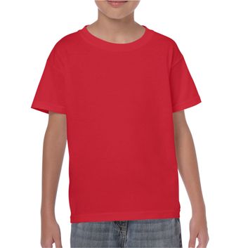 Gildan Heavy Cotton Youth T-Shirt Red