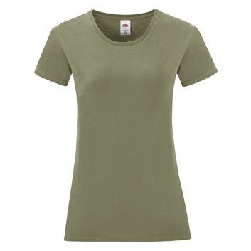 Fruit Of The Loom Ladies' Iconic 150 Tee Classic Olive Green