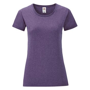 Fruit Of The Loom Ladies' Iconic 150 Tee Heather Purple