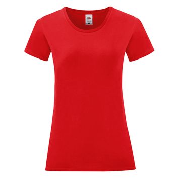 Fruit Of The Loom Ladies' Iconic 150 Tee Red