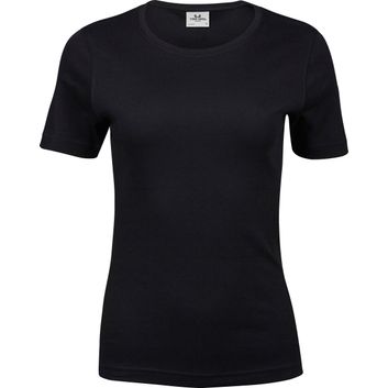 Tee Jays Ladies' Interlock Tee Black